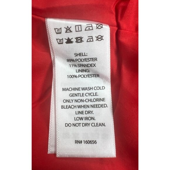 Sincerely Jules Strapless Red Bustier Top With Buttons Size Medium - Picture 4 of 11